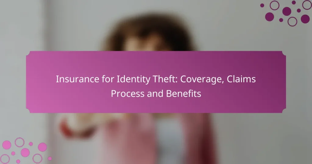 Insurance for Identity Theft: Coverage, Claims Process and Benefits