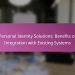 Personal Identity Solutions: Benefits of Integration with Existing Systems