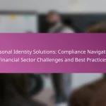 Personal Identity Solutions: Compliance Navigation, Financial Sector Challenges and Best Practices